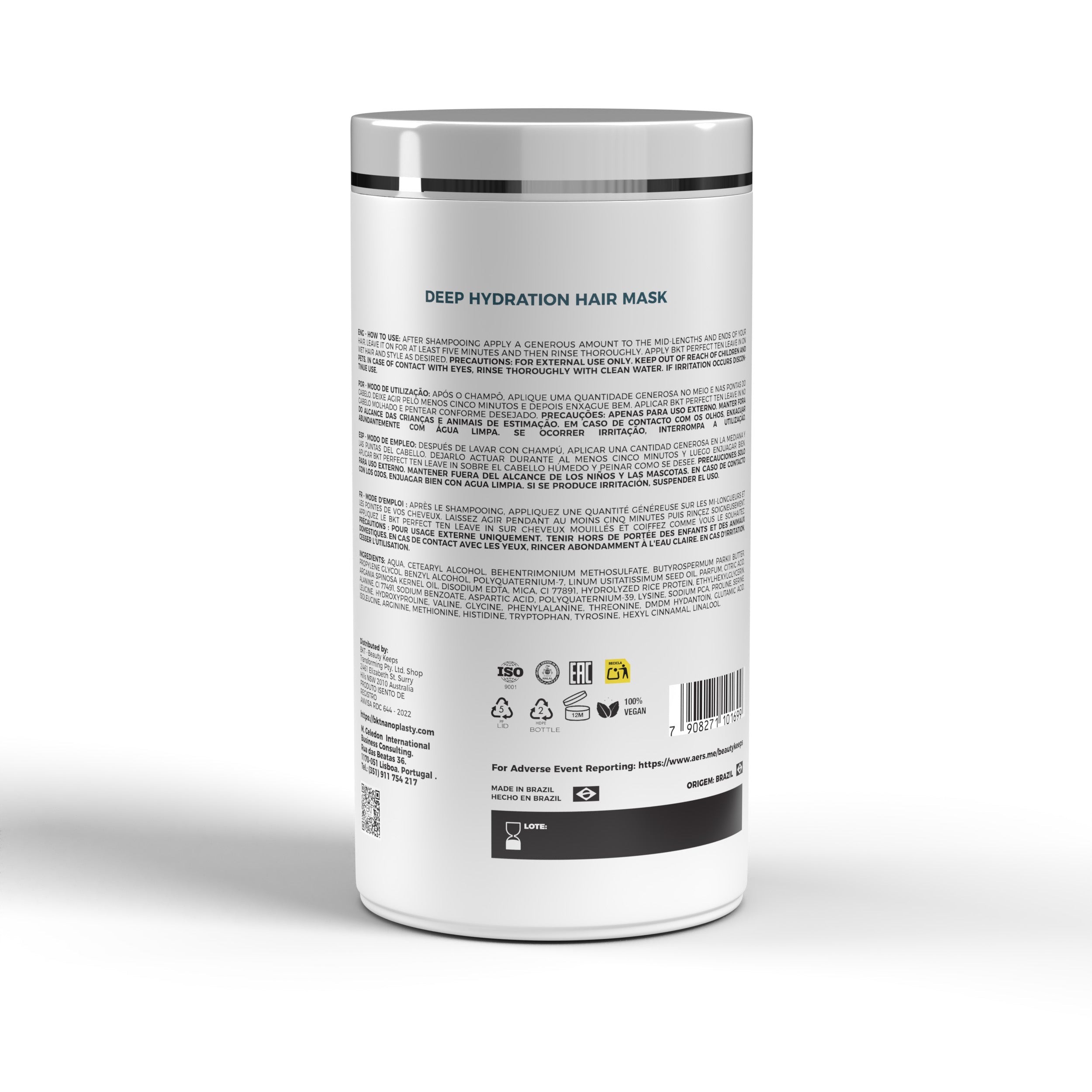 BKT Deep Hydration Hair Mask 1kg